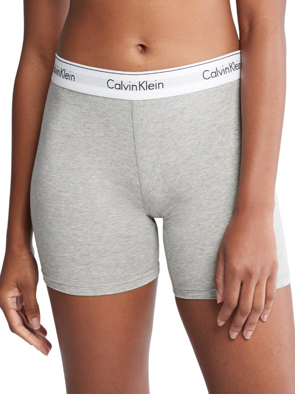 #2426 Calvin Klein Women's Icon Cotton Modal Boxer Brief - Grey - M